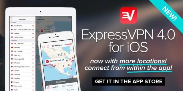 ExpressVPN 4.0 for iOS is now available in the App Store!