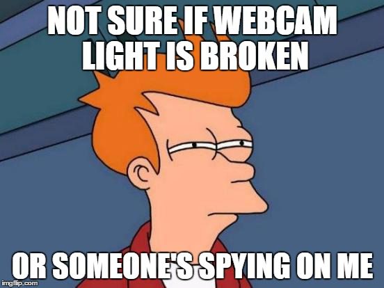 keep your webcam covered