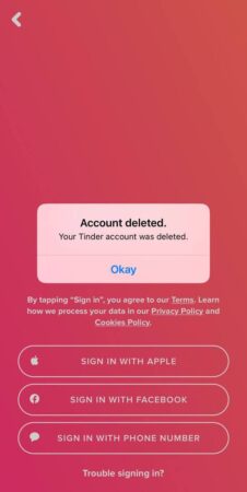Delete Tinder 6