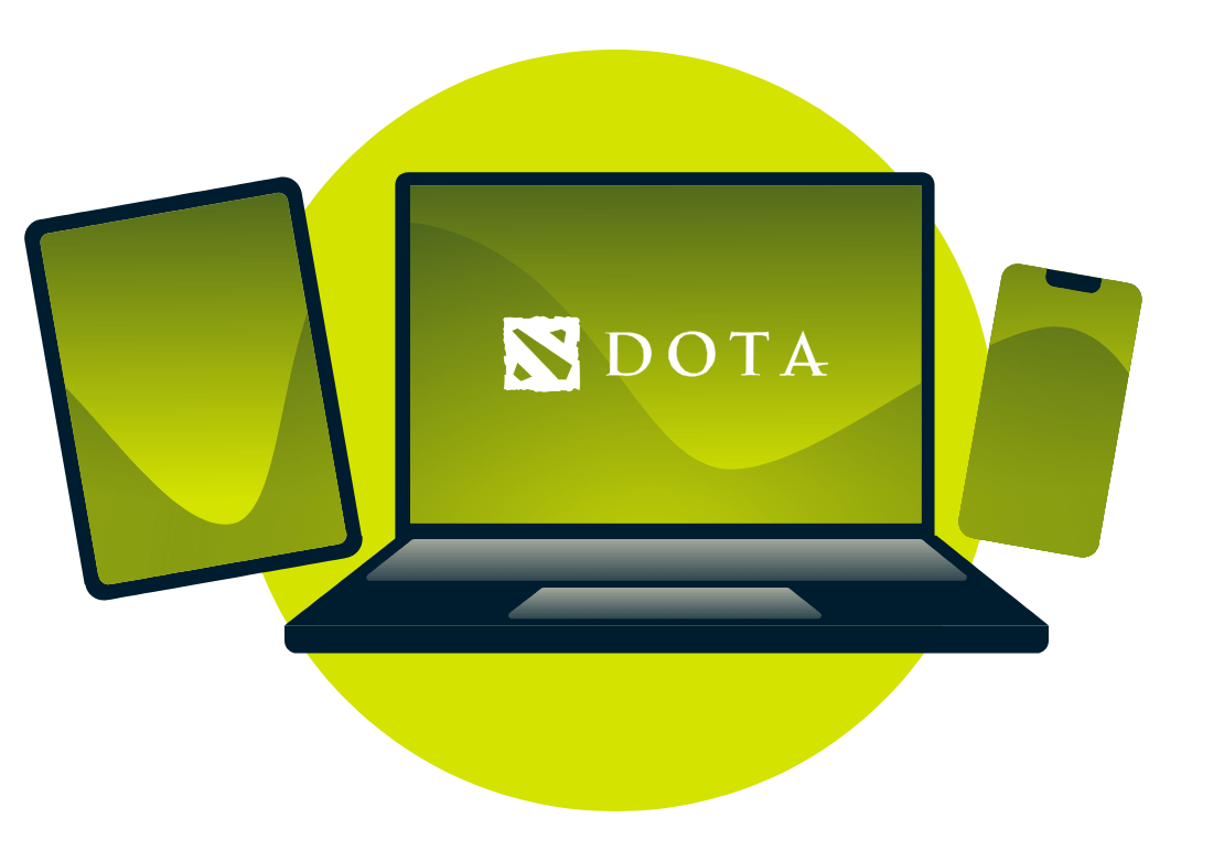 Variety of devices with the Call of Duty: Warzone logo.