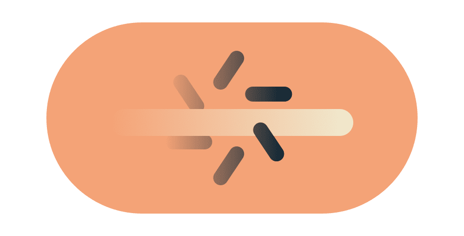 Yavaşlatılmış internet bağlantısını geçmeyi göstermek için arabelleğe alma simgesi boyunca hareketi kaydırın.
