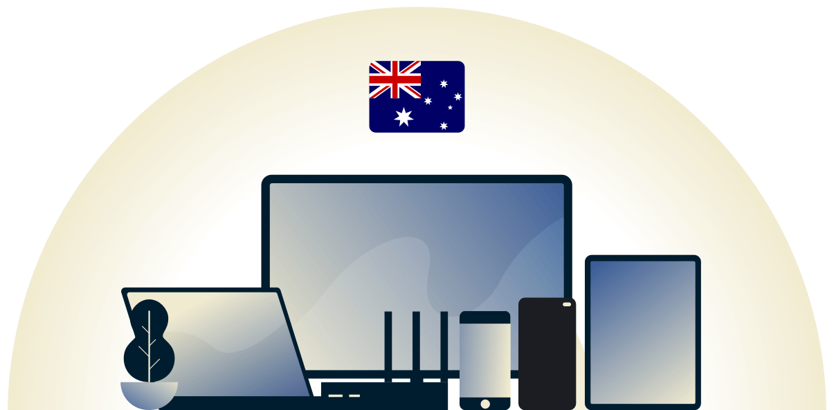 Australien VPN skyddar en mängd olika enheter.